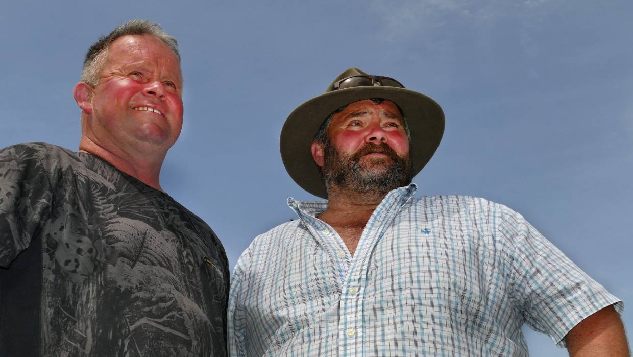 Alister Hall, left, and his brother Rob had a day to remember at the Winton A&P Show.