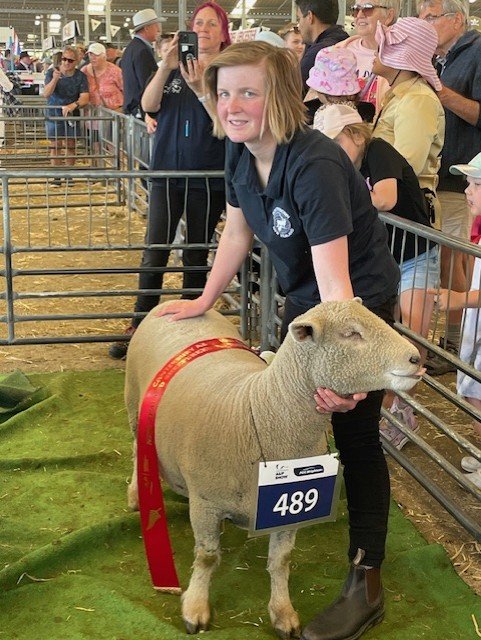 Sarah Christey competing in the youth classes at last year’s Canterbury A&P Show
